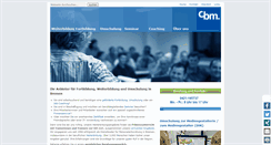Desktop Screenshot of cbm-bremen.de